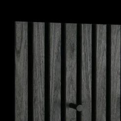 Wandkapstok GRACE 3 haken Zwart