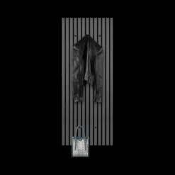 Wandkapstok GRACE 5 haken Zwart