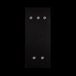 Wandkapstok GRACE 5 haken Zwart
