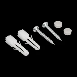 Wandkapstok HAYLIA 4 Haken Grijs/Zilver