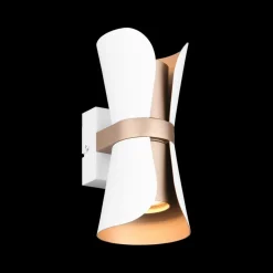 Wandlamp COAT Met. Wit/Coffee