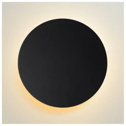 Wandlamp EKLYPS Ø25cm Zwart