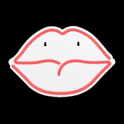 Wandlamp LIPS Neon Rood