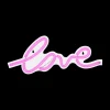 Wandlamp LOVE Neon Roze