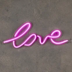 Wandlamp LOVE Neon Roze