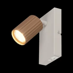 Wandlamp SOKA 1Del. Metaal Coffee