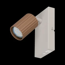 Wandlamp SOKA 1Del. Metaal Coffee