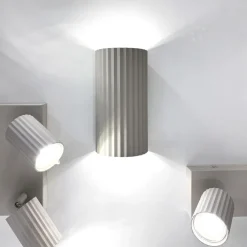 Wandlamp SOKA Metaal Wit