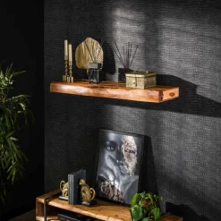 Wandplank MARIOLA Massief acacia naturel 100x25