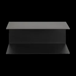 Wandplank (Metaal Zwart), B35-H14-D20