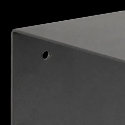 Wandplank (Metaal Zwart), B35-H14-D20