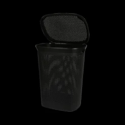 Wasmand FILOM Hoog 60l M/Deksel Zwart