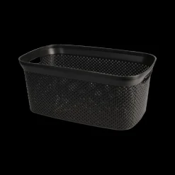 Wasmand FILOM Laag 35l Zwart