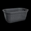 Wasmand KRITT Rotan 45L Grijs