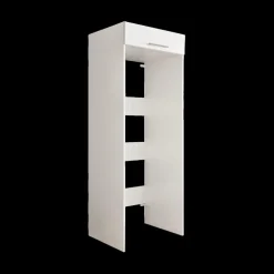 Wasruimteset LAUNDRY: Bergkast + Opzetkast smal X2 + Wasmachinekast hoog + Linnenkast