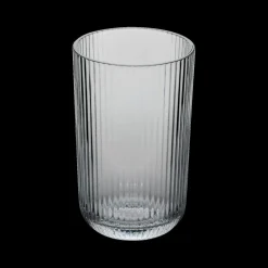 Waterglas EMMA 43cl Ribbel Grijs
