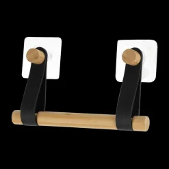 WC-Rolhouder TAINE Bamboe/Zwart