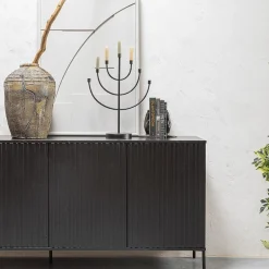 Woood Dressoir GRAVURE Zwart B200