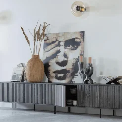 Woood TV-meubel GRAVURE Espresso B150