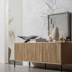 Woood TV-Meubel GRAVURE Naturel Eiken B150