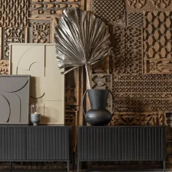 Woood TV-meubel GRAVURE Zwart B100