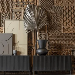 Woood TV-meubel GRAVURE Zwart B150