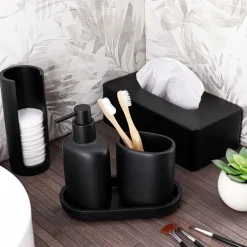 Zakdoekendoos ASPINA Poly Zwart