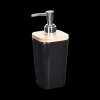 Zeepdispenser BLACKWOOD Zwart/Bamboe