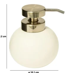 Zeepdispenser ONIO Beige/Goud