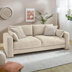 Zetel MONTANA Ribfluweel Beige