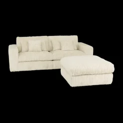 3-zit PROSPERO Rib Ecru B248