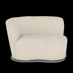 Zitbank links ANDRIS Bouclé Crème